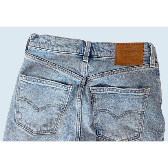 LEVI'S Premium 70s High Flare Distressed Jeans Size 26 - Picture 7 of 8